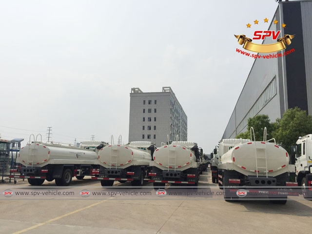 4th shipment of 100 units of JAC water bowsers to Venezuela